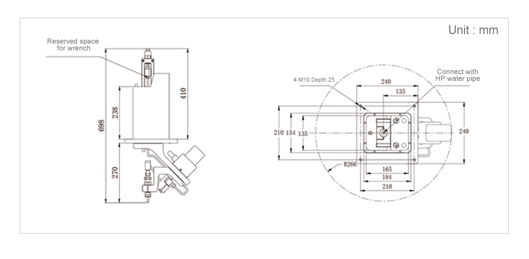 Ac Five Axis Waterjet Cutting Head